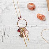 Champagne Tassel Necklace
