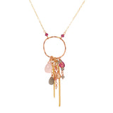 Champagne Tassel Necklace