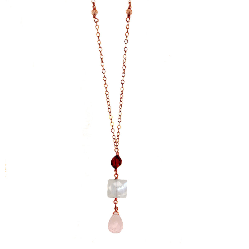 Reticulated Champagne Necklace
