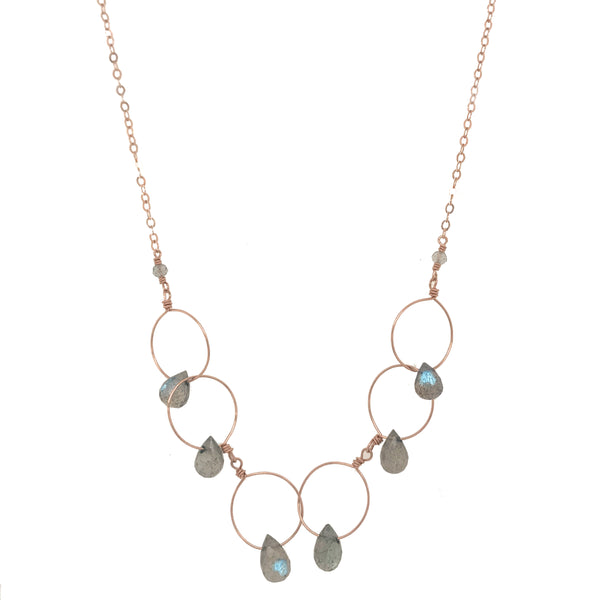 Interlocking Labradorite Necklace