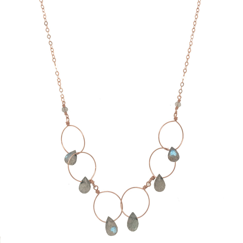 Interlocking Labradorite Necklace