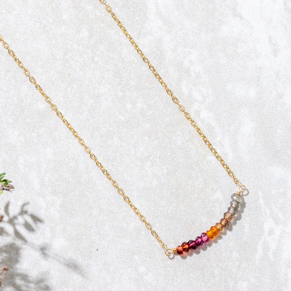 Mountain Autumn Ombre Necklace