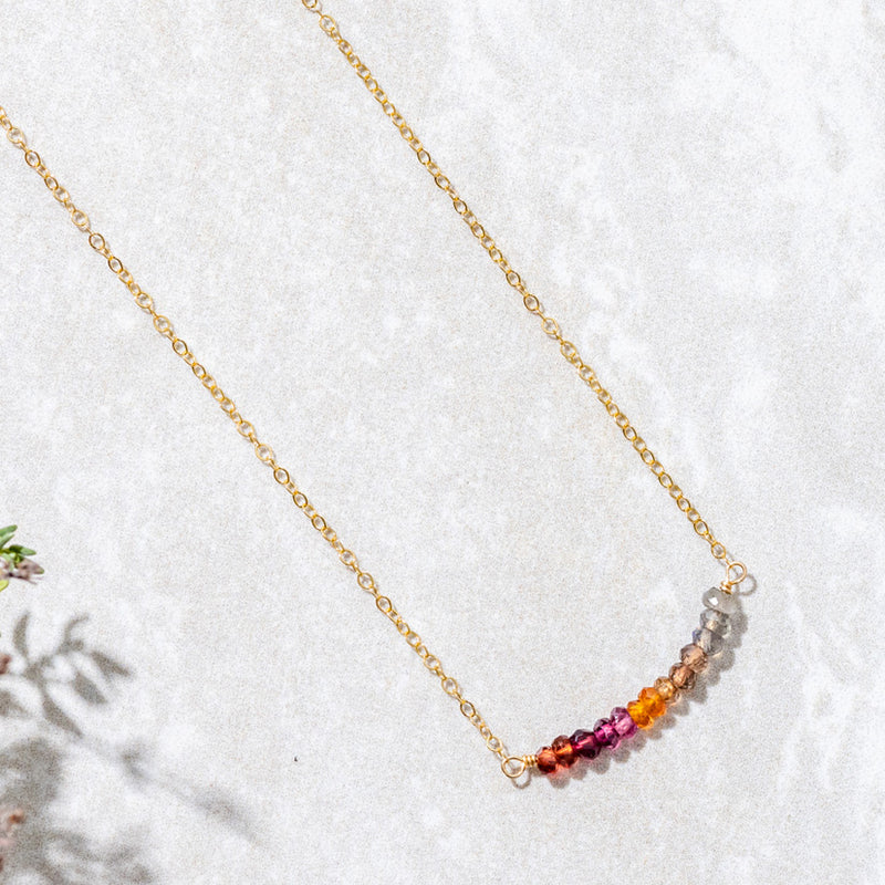 Mountain Autumn Ombre Necklace