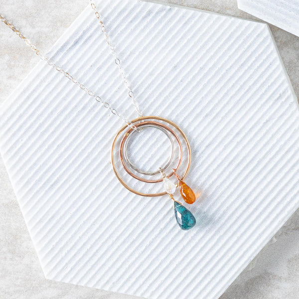 Koi in the Ripples Necklace