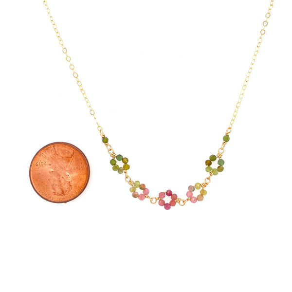 Tourmaline Fleurettes Necklace