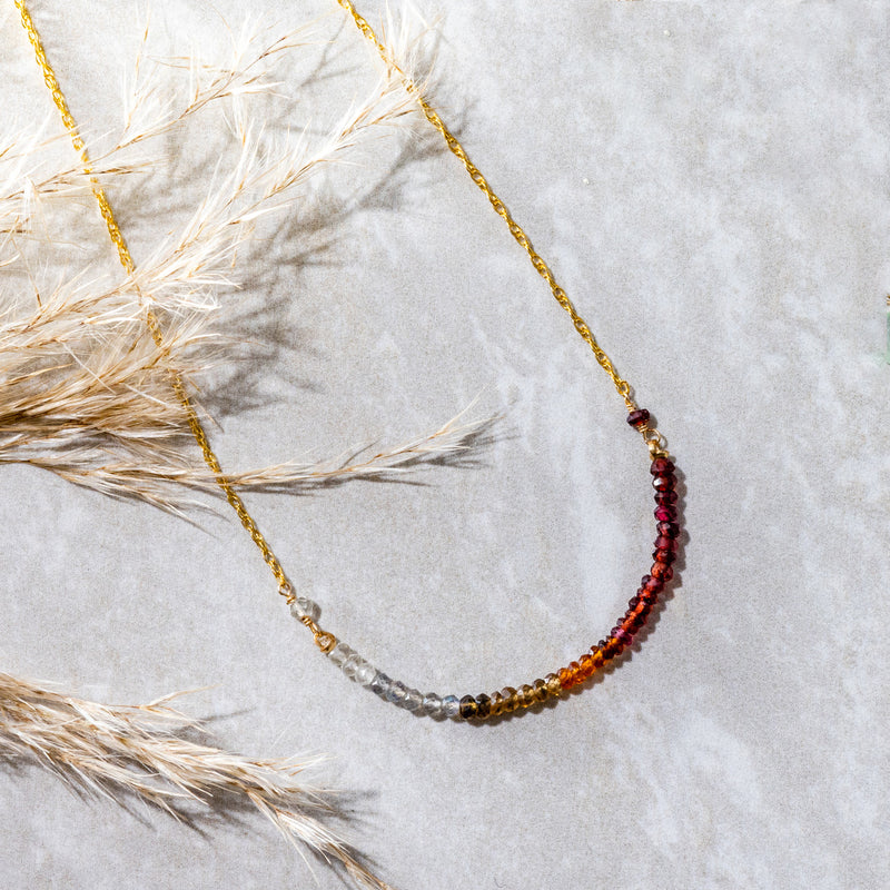 Grotto Collection Gemstone Layering Necklace