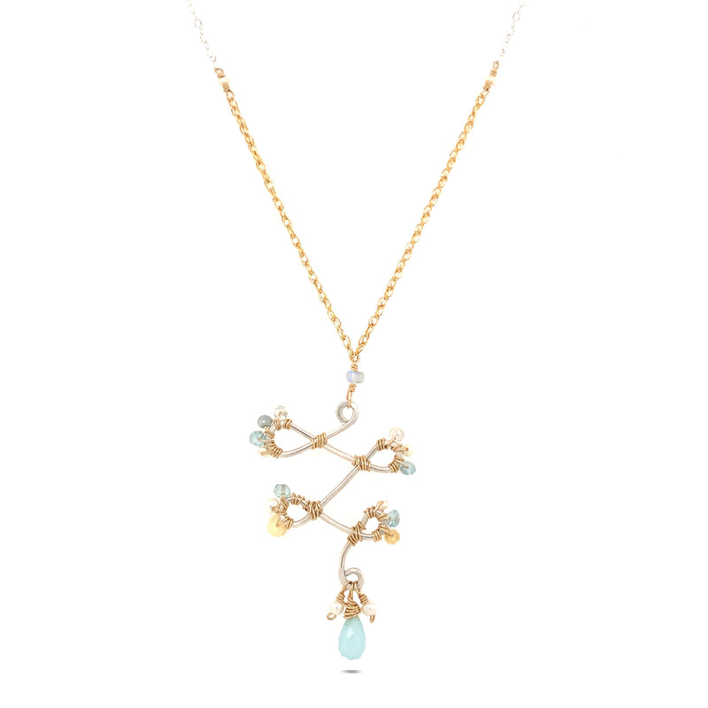 Cherry Blossom Wraps Necklace