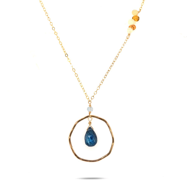 Kyanite Pond Pendant Necklace