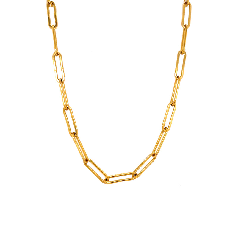 Thick Paperclip Necklace