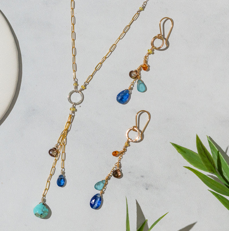 Triple Spring Necklace