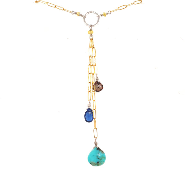 Triple Spring Necklace