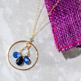 Deep Blue Water Pendant Necklace