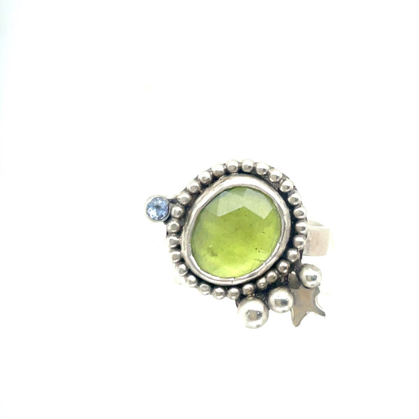 Peridot Celestial Ring