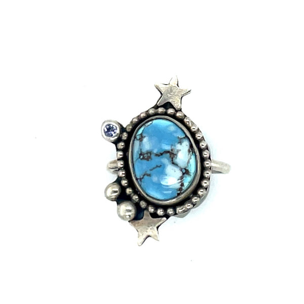 Lavender Turquoise Celestial Ring