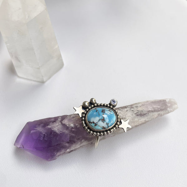 Lavender Turquoise Celestial Ring