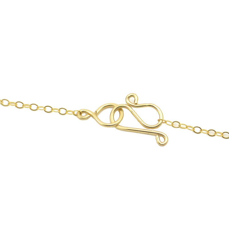 Classic vannucci ltd gold tension "S" clasp each one is handcrafted for the necklace