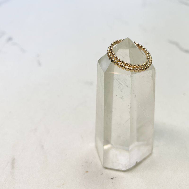 Ellipsis Ring in Gold