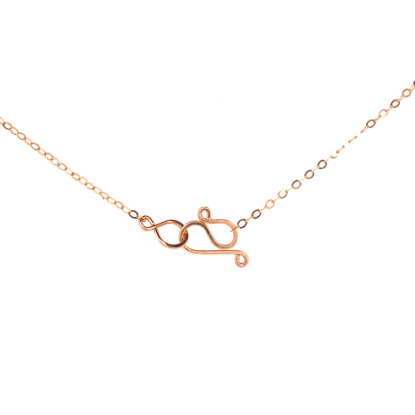 Reticulated Champagne Necklace