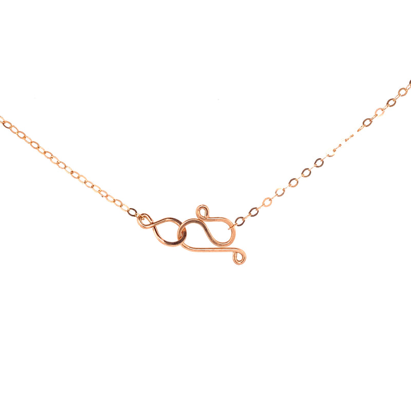 Rose Quartz Love Pendant Necklace